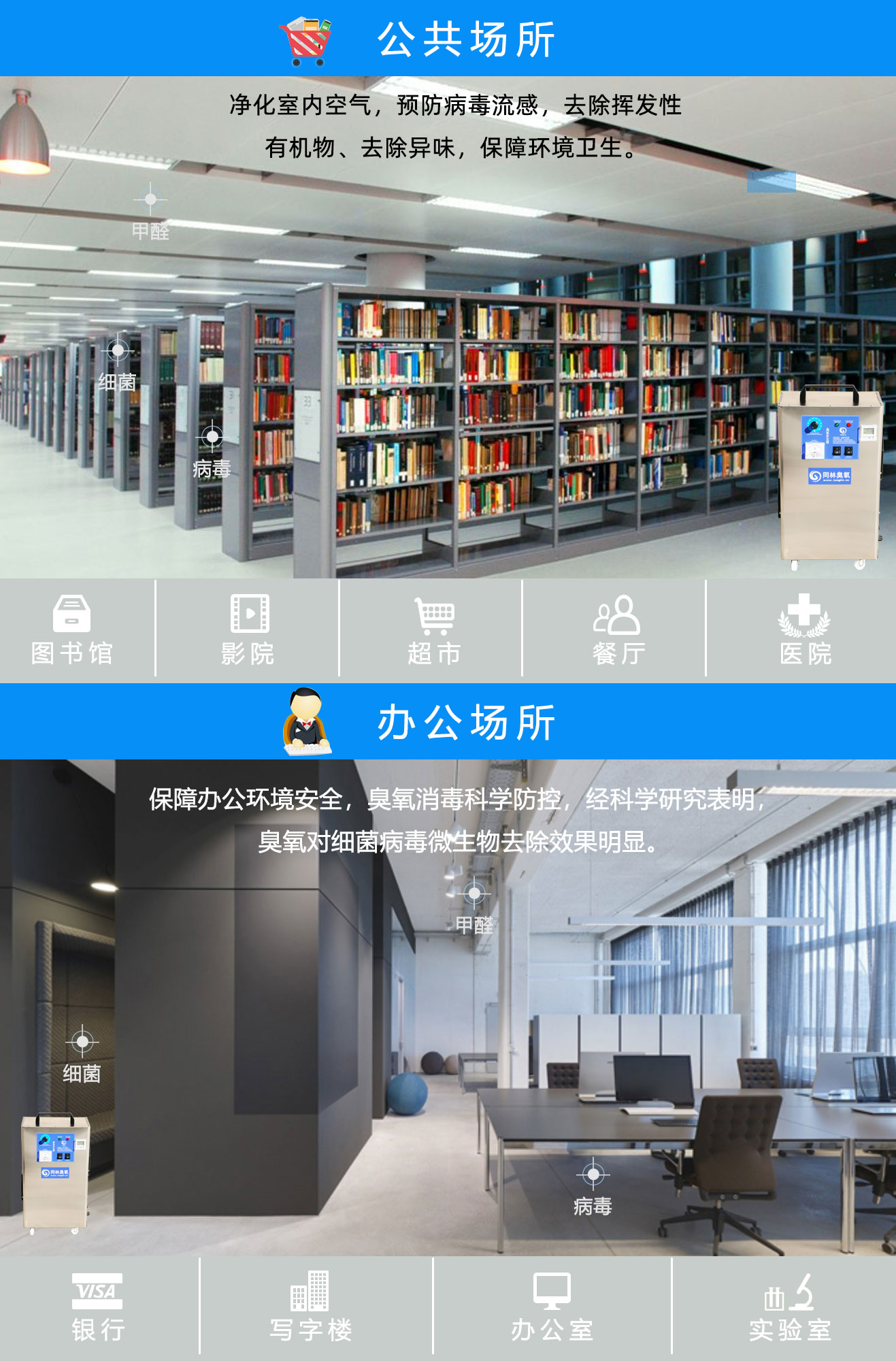 学校，酒店移动式臭氧消毒机(图4)