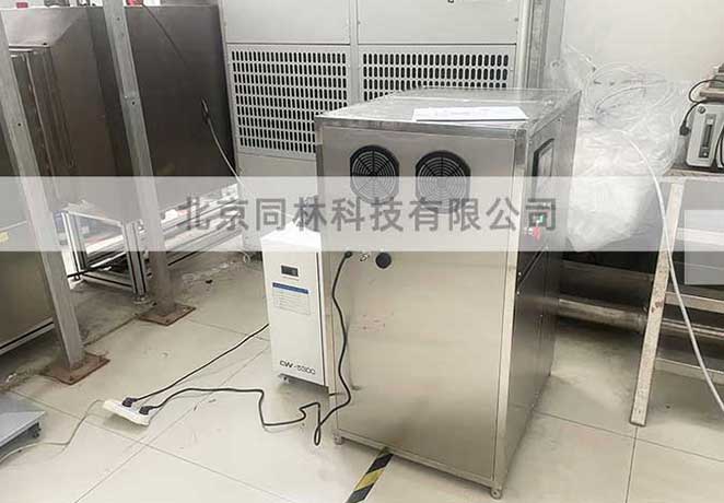 江苏某单位管道臭氧消毒测试现场